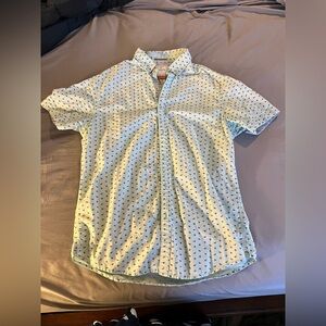 Denim & Flower White and Black Patterned Casual Shirt